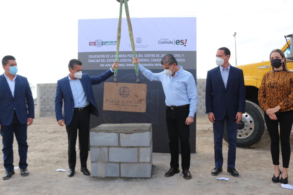 Inicia construcción de Centro de Justicia en la Carbonífera
