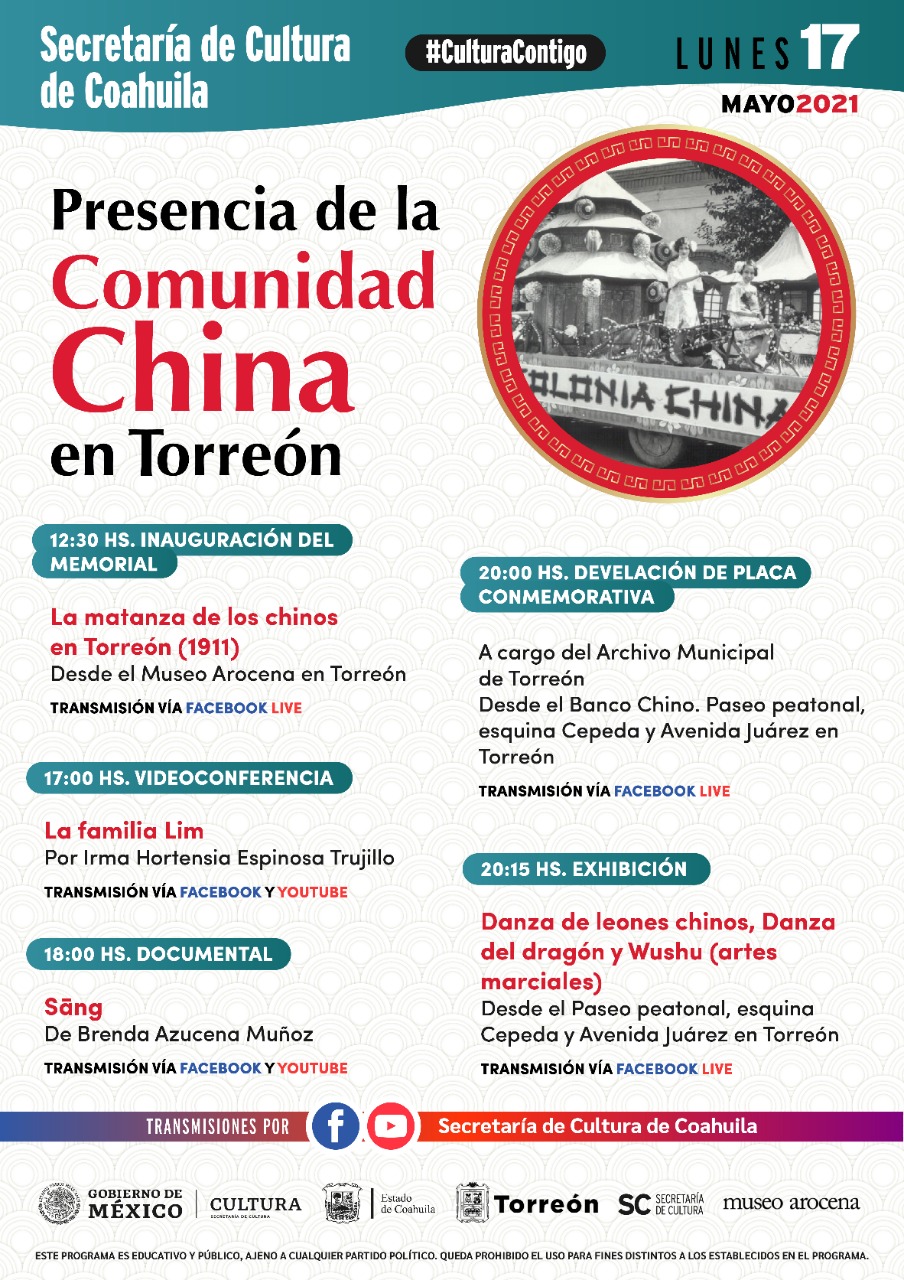Preparan eventos alusivos a presencia de la comunidad China en Torreón