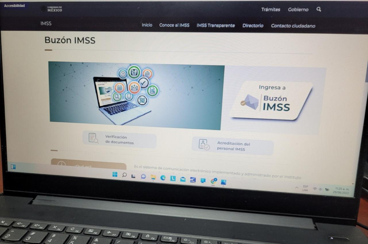 Importante que patrones tengan Buzón del IMSS
