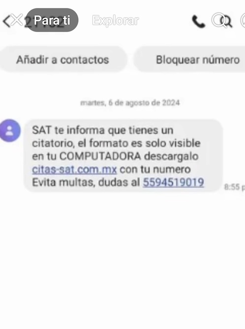 Usurpan identidad del SAT para defraudar
