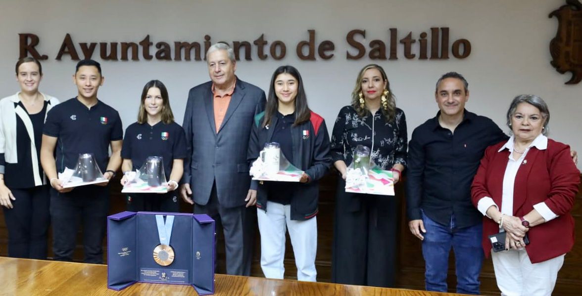 Reconoce Saltillo a atletas olímpicos