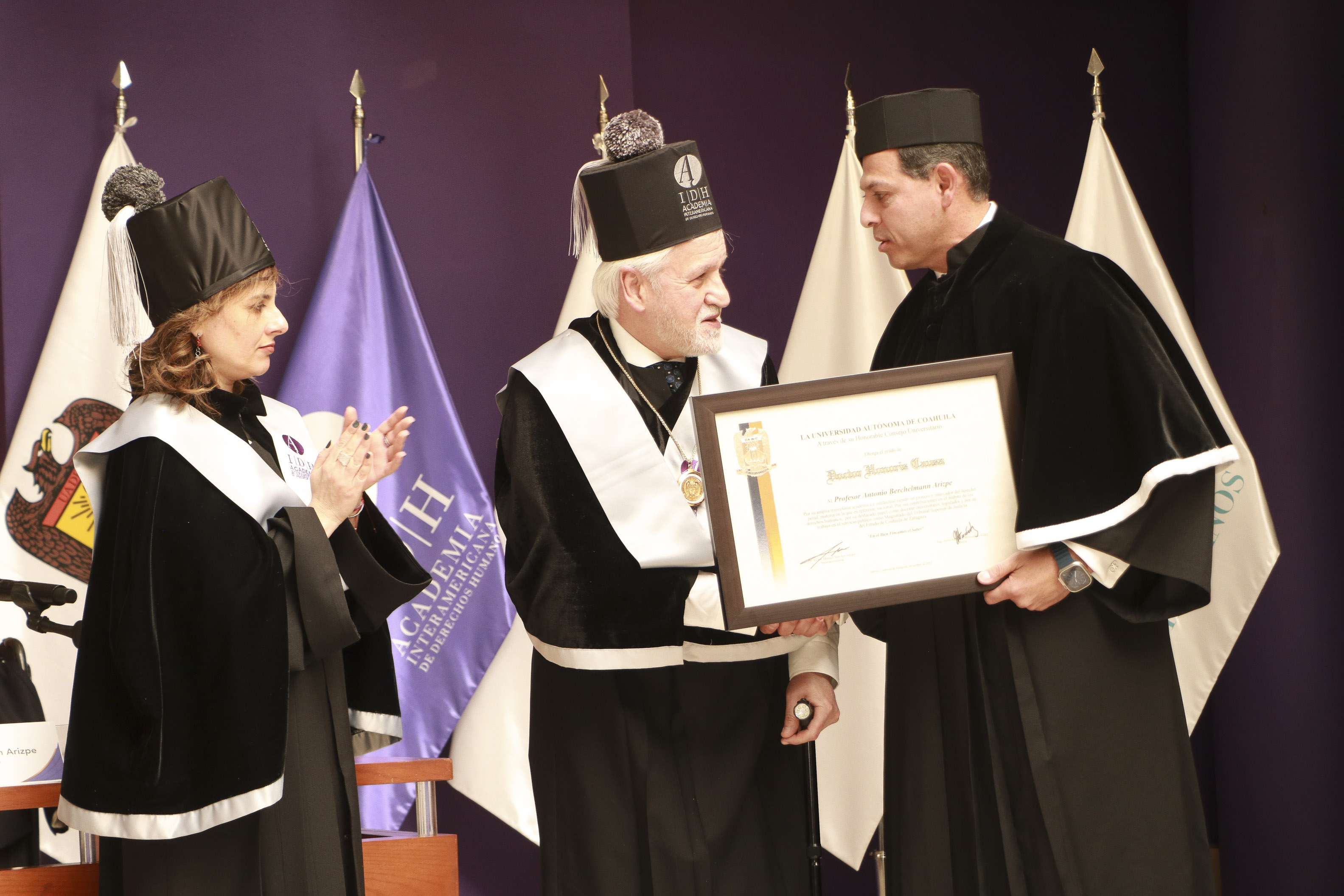 Otorga UAdeC título “Doctorado Honoris Causa” al Dr. Antonio Berchelmann Arizpe