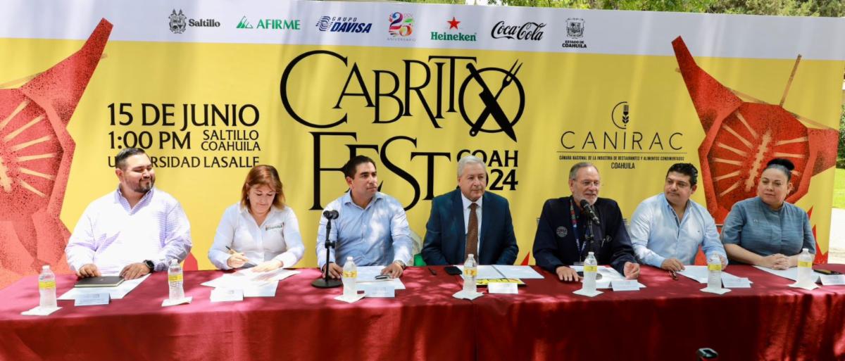 Anuncian 3er Festival del Cabrito