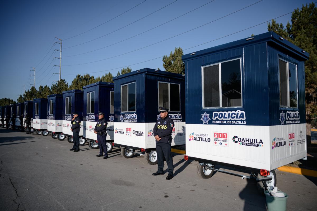 Entregan oficinas y equipamiento a Policía de Saltillo