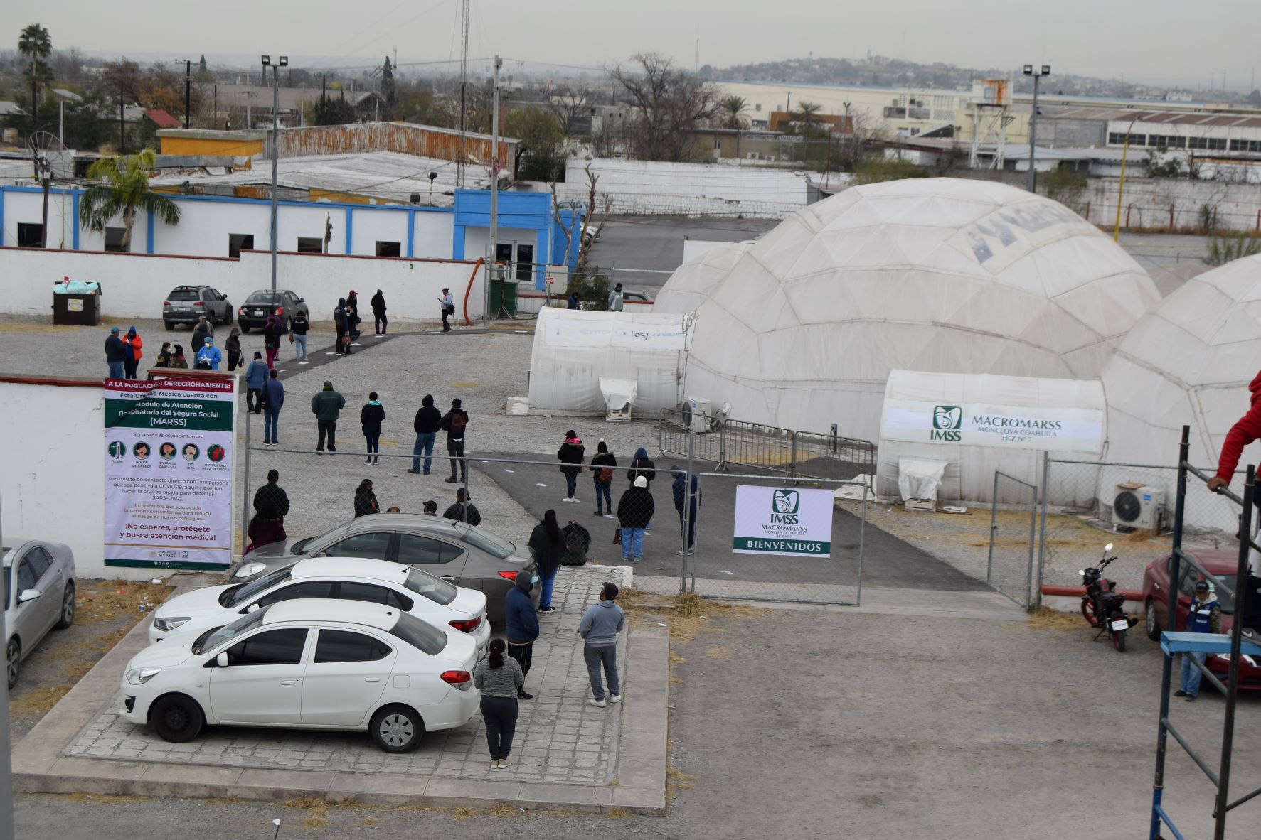 Abren en Monclova hospital móvil para atención de pacientes con coronavirus