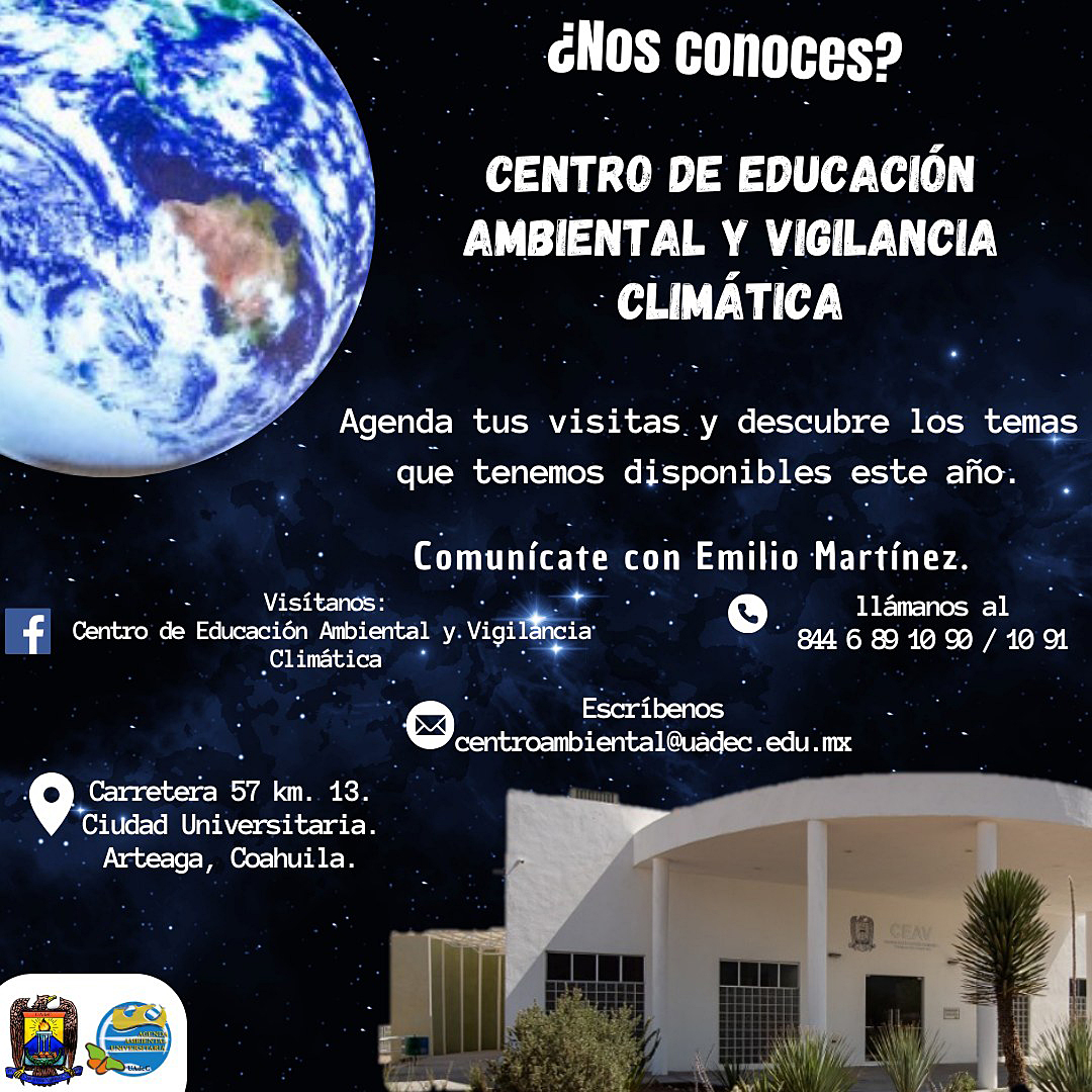 Dispone UAdeC el Centro de Educación Ambiental y Vigilancia Climática