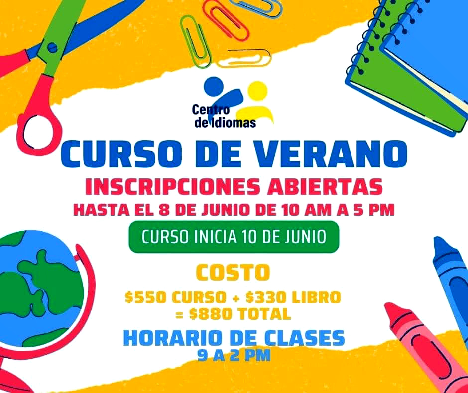 Invita Centro de Idiomas Unidad Norte cursos de verano