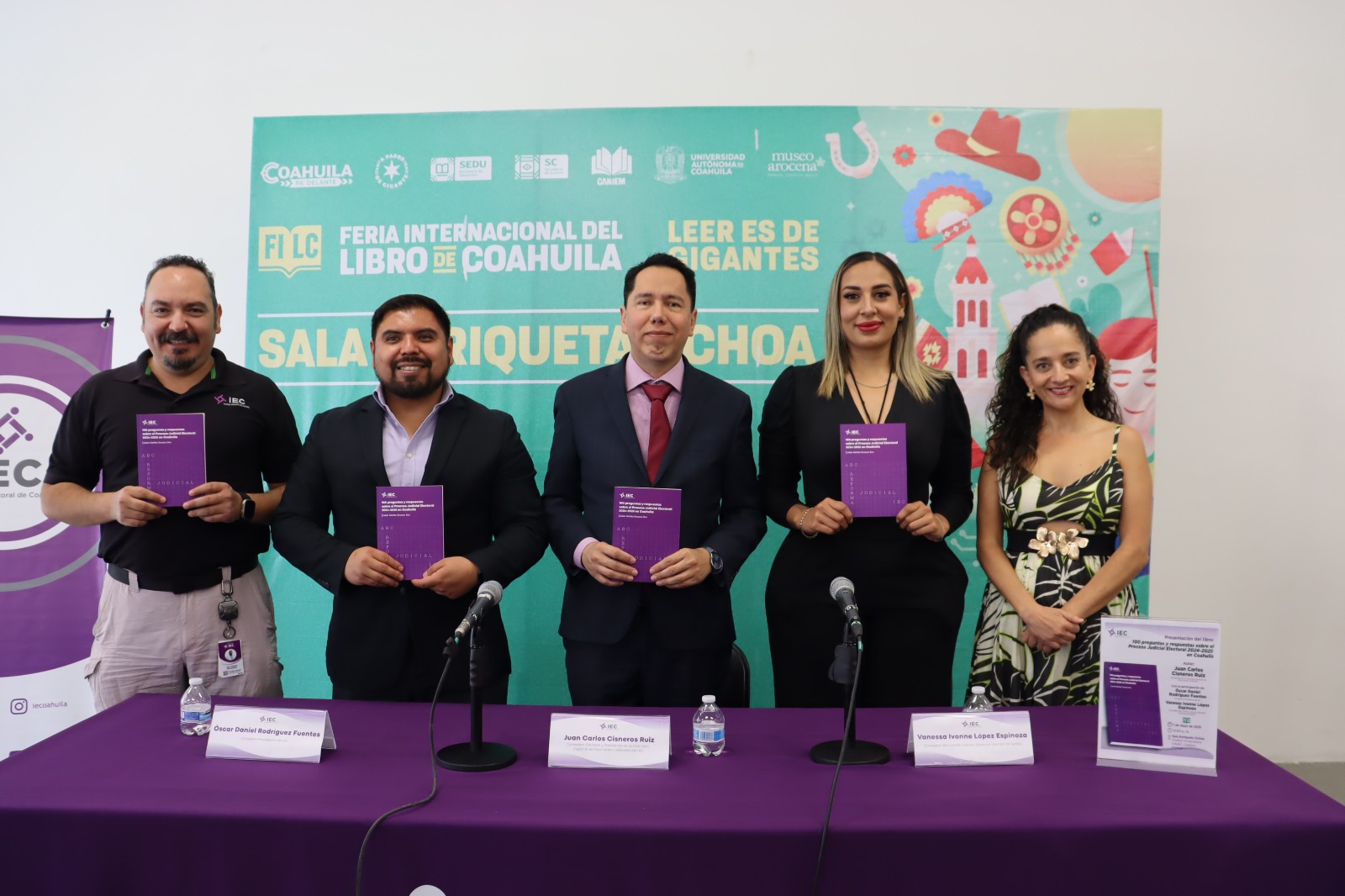 Presenta IEC libro sobre el Proceso Judicial Electoral