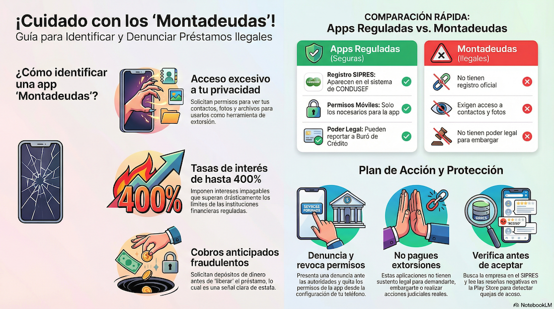 Por descuidos de usuarios, toman auge “monta deudas”