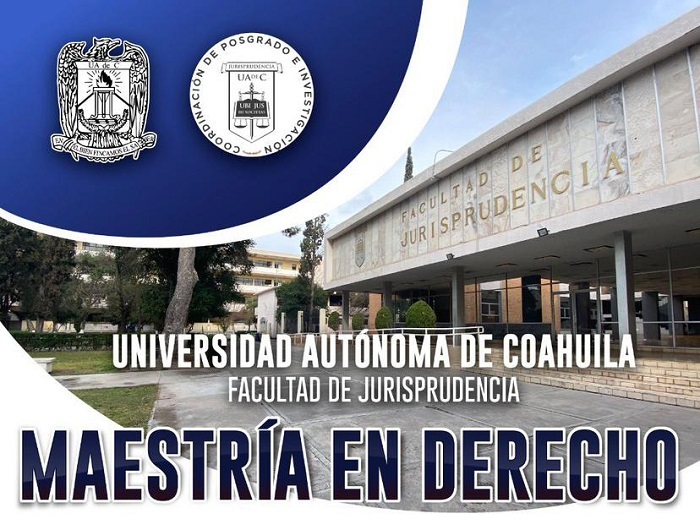 Convoca la Facultad de Jurisprudencia a estudiar la maestría en Derecho