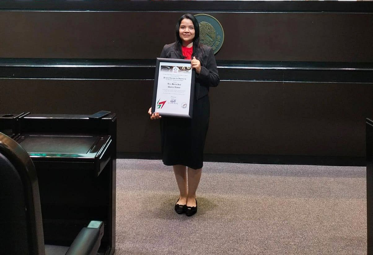 Recibió doctora de la UAdeC Premio Nacional de Ingeniería