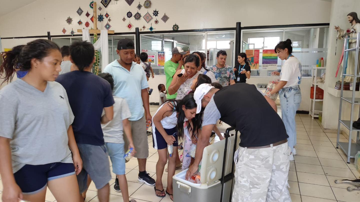 Sin cortes de agua en la Casa del Migrante