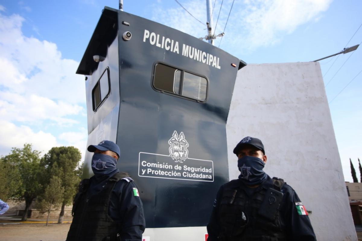 Destacan estrategia de casetas de seguridad en colonias de Saltillo