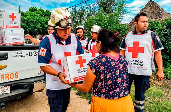 Es Cruz Roja Mexicana referente de servicio a la sociedad