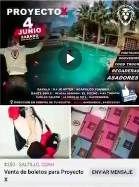 Promueven desde redes fiestas masivas en albercas