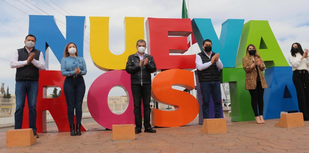 Develan en Nueva Rosita letras monumentales