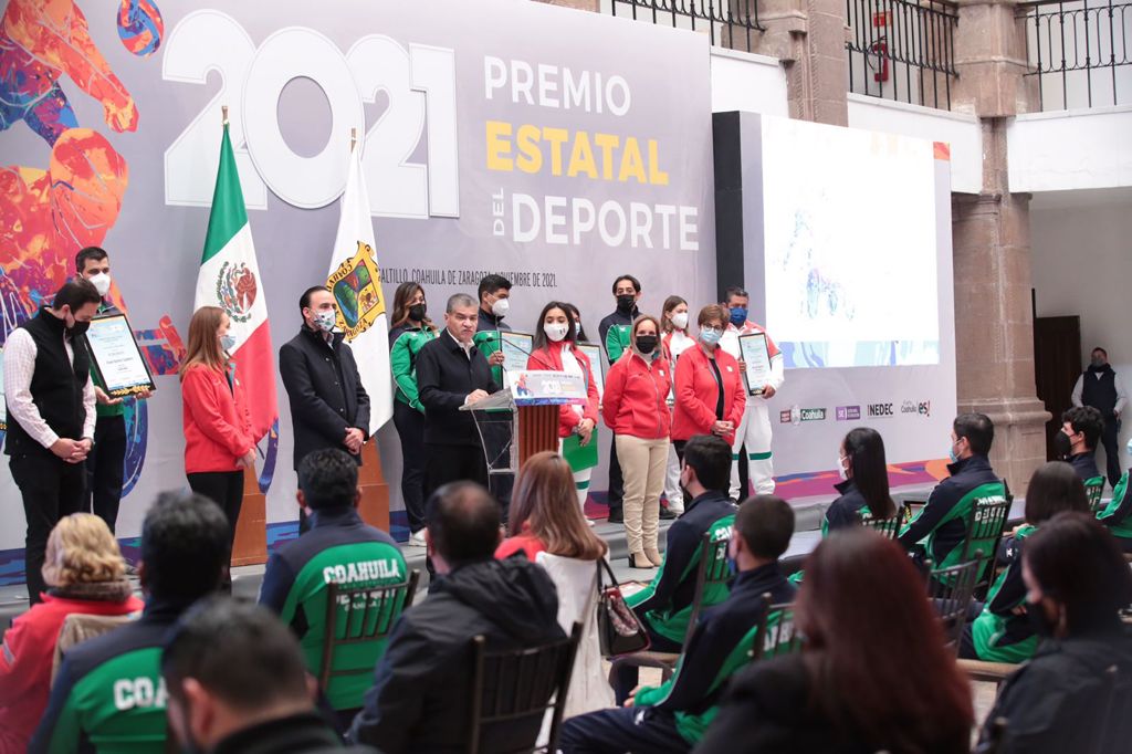 Atletas de Coahuila galardonados con el Premio Estatal del Deporte