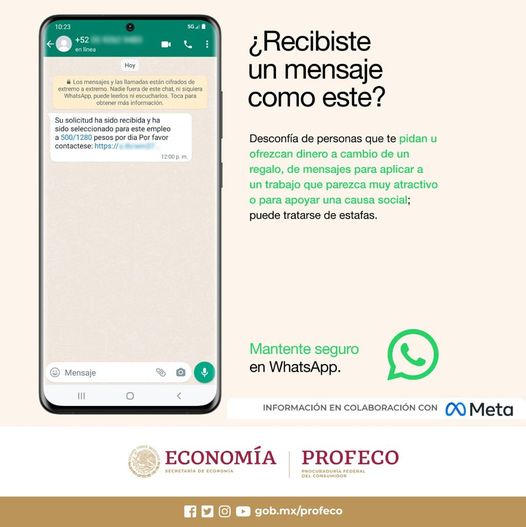 Lanzan Profeco y Meta segunda etapa de campaña ‘Redes Seguras’