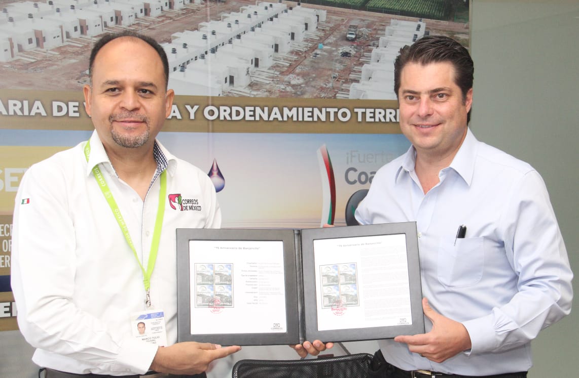 Cancela Gobierno de Coahuila estampilla postal de Banjército